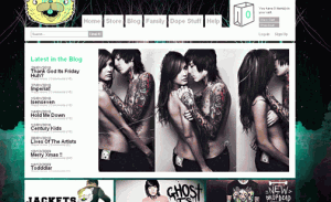 Drop Dead Clothing Website