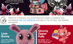 Kidrobot Website