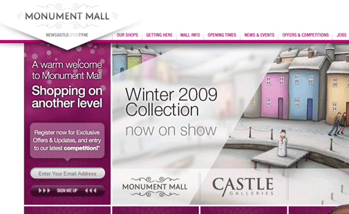 Monument Mall Website