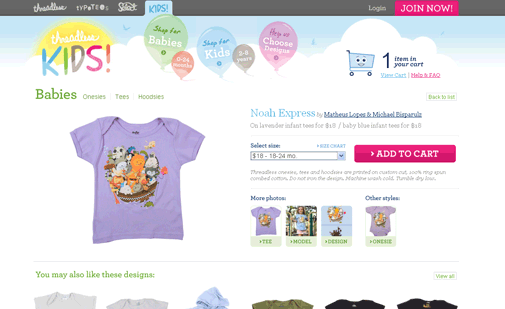 Threadless Kids