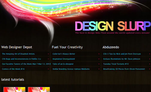 Design Slurp Colourful Website Design