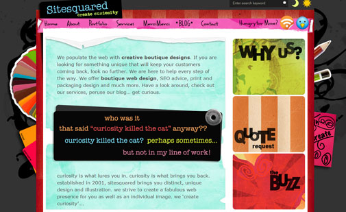 Sitesquared Super Saturated Website