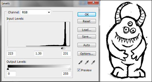 Photoshop -Adjust Levels