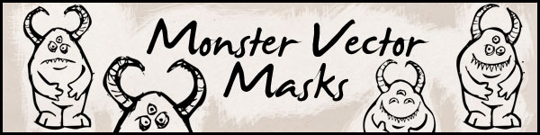 Photoshop Tutorial -monster vector mask